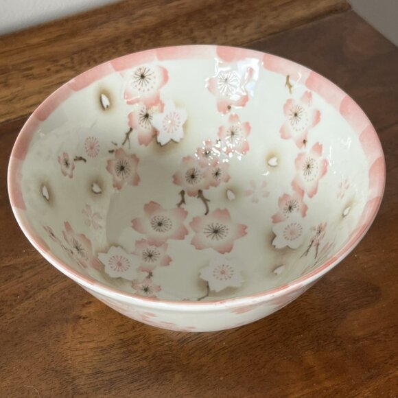 Kotobuki Pink Cherry Blossom Porcelain Rice Bowl Made in Japan San Francisco - Picture 3 of 10